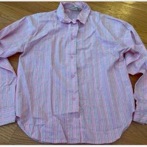Vintage Topsville girls large Pink Patterned Shirt